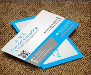 Business Card Design by AwsomeD for A. To Z. Financial Consulting and Wealth Management | Design: #4066862