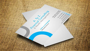 Business Card Design by AwsomeD for A. To Z. Financial Consulting and Wealth Management | Design: #4066867