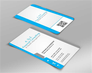 Business Card Design by AwsomeD for A. To Z. Financial Consulting and Wealth Management | Design: #4066869