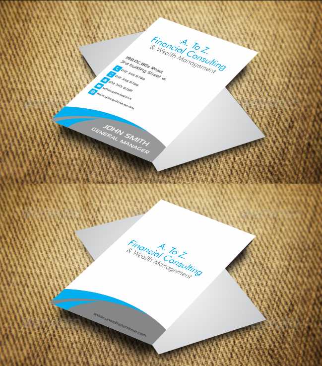 Business Card Design by AwsomeD for A. To Z. Financial Consulting and Wealth Management | Design #4066876