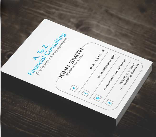 Business Card Design by AwsomeD for A. To Z. Financial Consulting and Wealth Management | Design #4066884