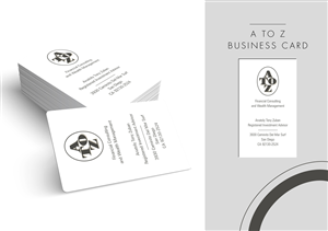 Design de Carte de Visite par Mr. Moewe pour A. To Z. Financial Consulting and Wealth Management | Design #4056388