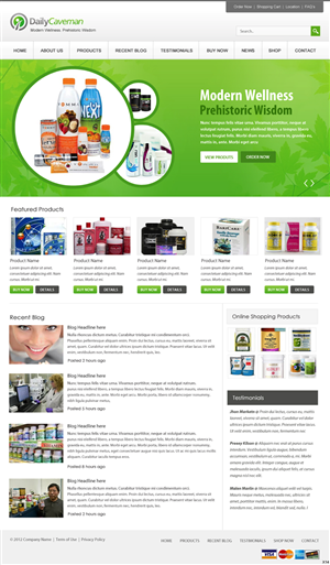 Wordpress Design by pb for this project | Design: #1117392