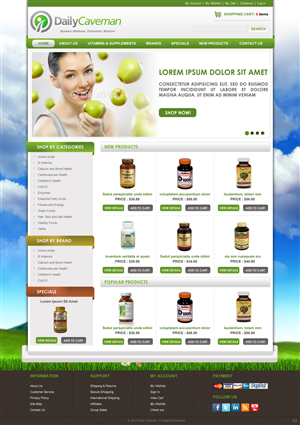 Wordpress Design by pb for this project | Design: #1119048