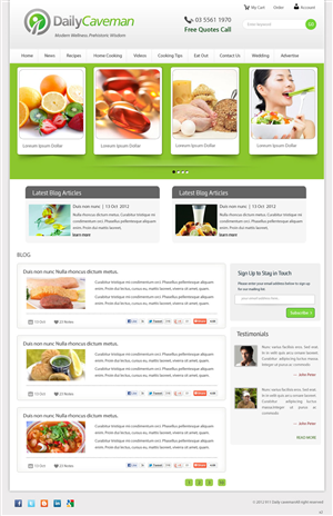 Wordpress Design by pb for this project | Design: #1119056