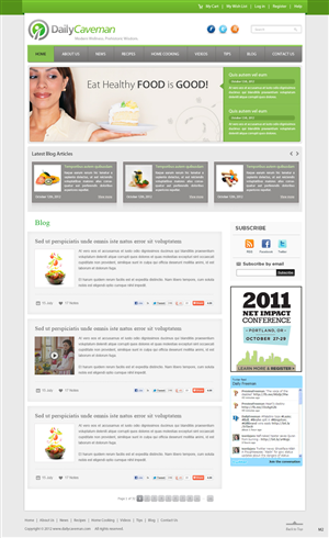 Wordpress Design by pb for this project | Design: #1119057