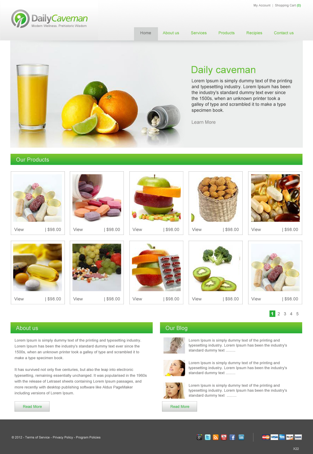 Wordpress Design by pb for this project | Design #1120415