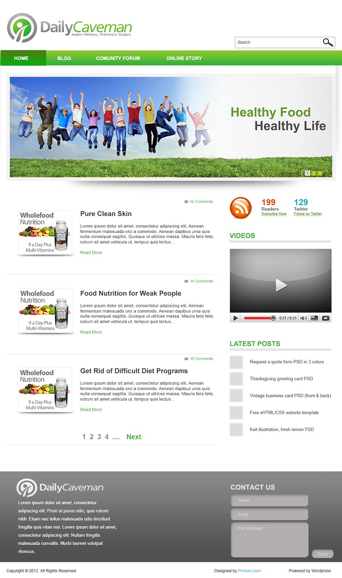 Wordpress Design by Naavyd for this project | Design #1116575