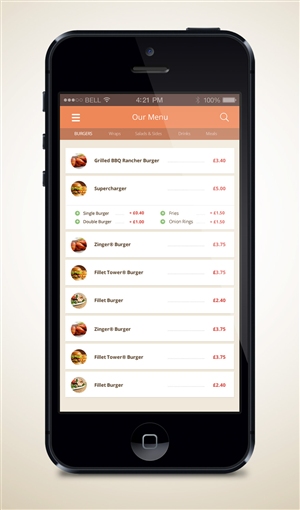 App-Design von eMango für dieses Projekt | Design: #4055290
