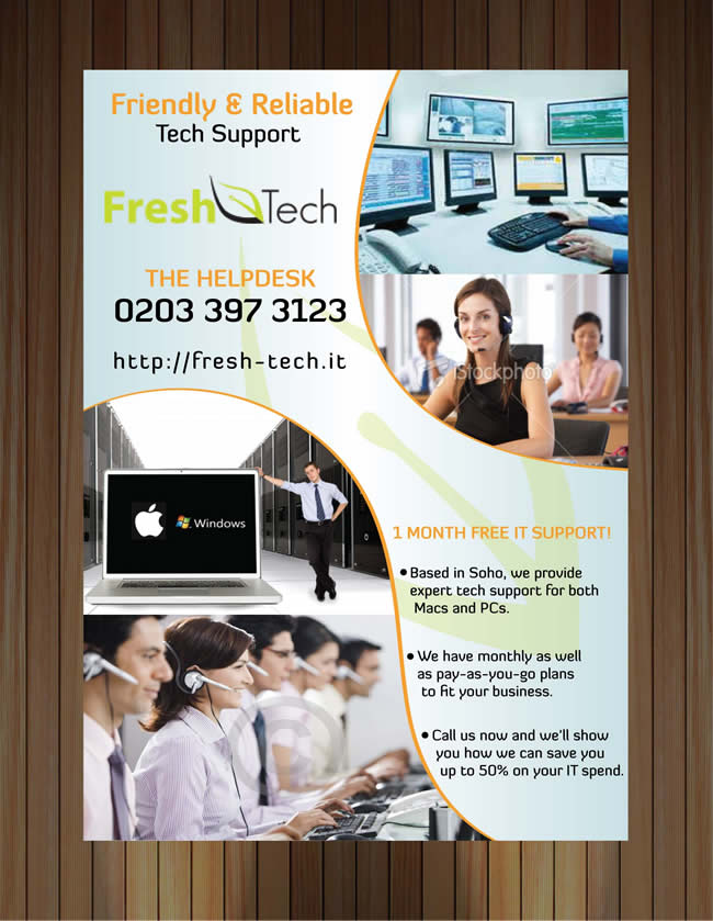Flyer Design by Sbss for Fresh Tech Ltd | Design #1119452