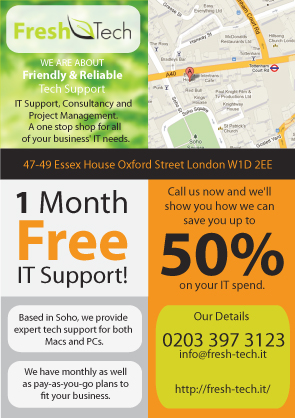 Design de Flyer par dexygnmachjne pour Fresh Tech Ltd | Design #1123835