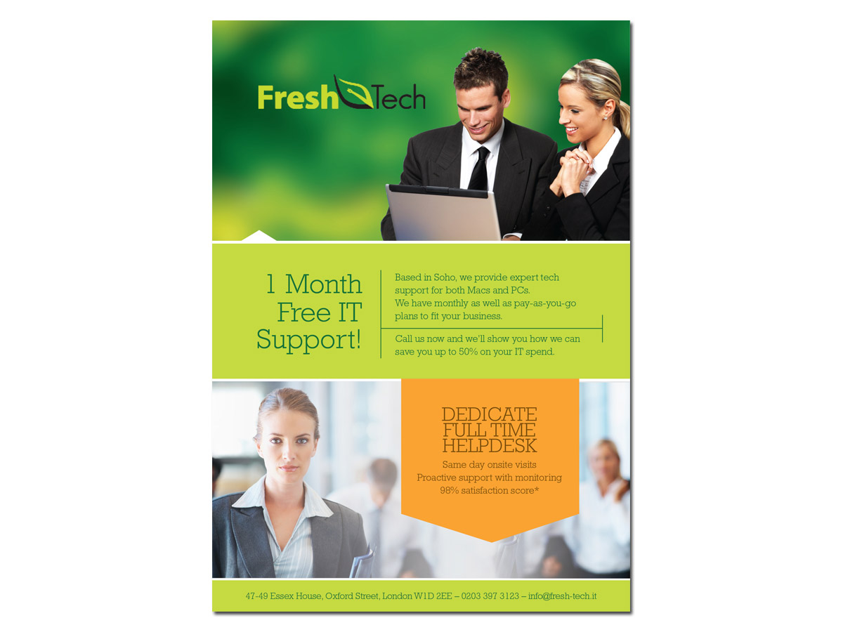 Flyer Design by Synergise Design for Fresh Tech Ltd | Design #1134500