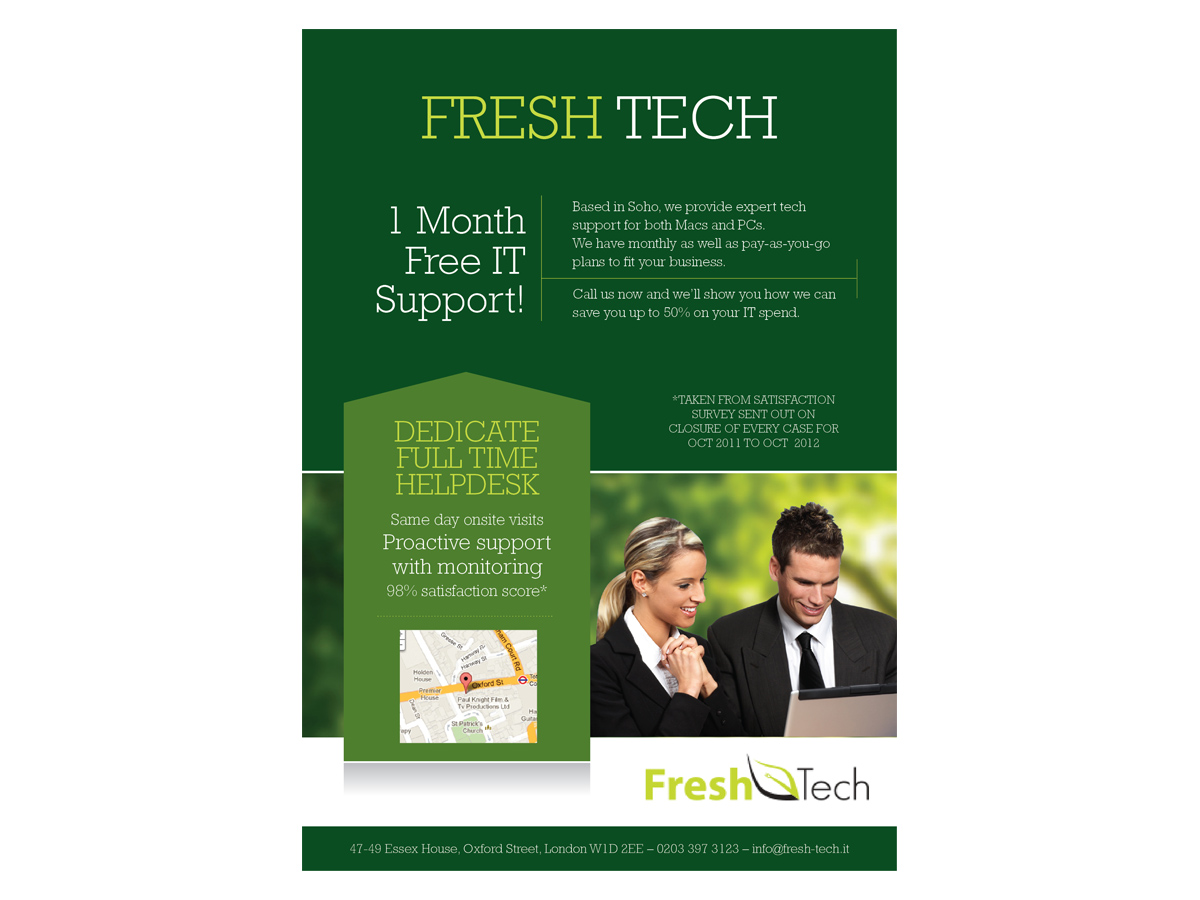 Flyer Design by Synergise Design for Fresh Tech Ltd | Design #1134503
