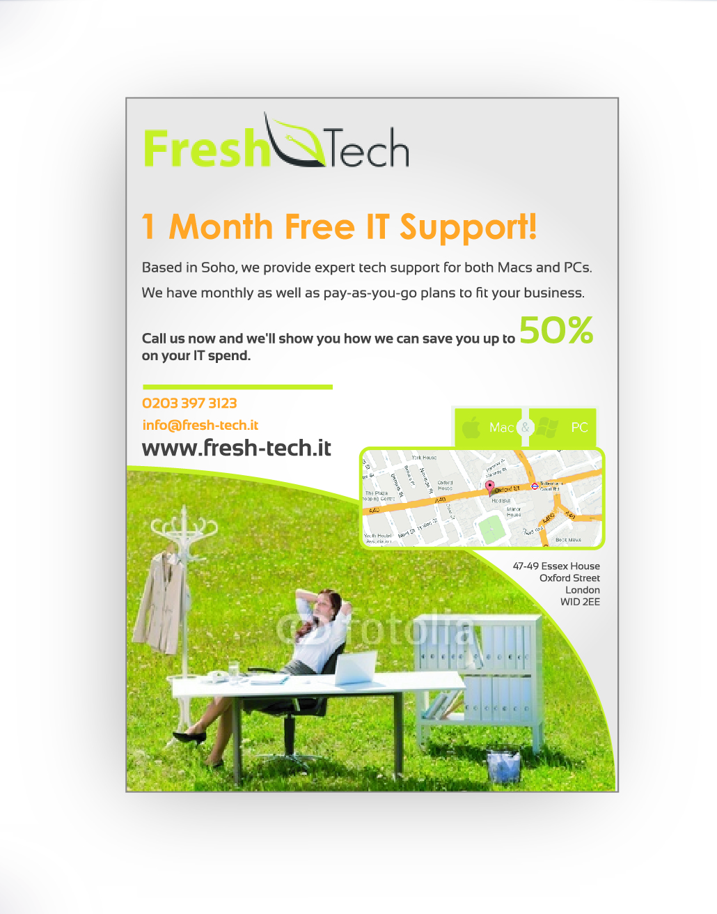 Flyer Design by DAStudioDesigns for Fresh Tech Ltd | Design #1117111