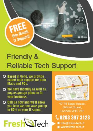 Flyer Design by rkailas for Fresh Tech Ltd | Design: #1139676