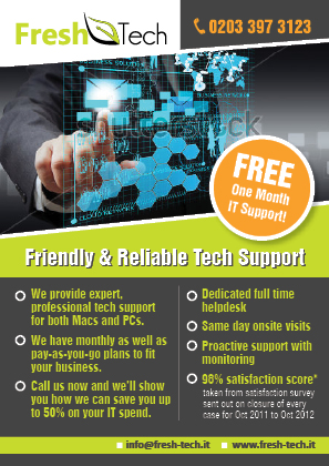 Flyer Design by rkailas for Fresh Tech Ltd | Design: #1139681