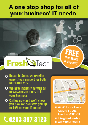 Design de Flyer par rkailas pour Fresh Tech Ltd | Design #1139686