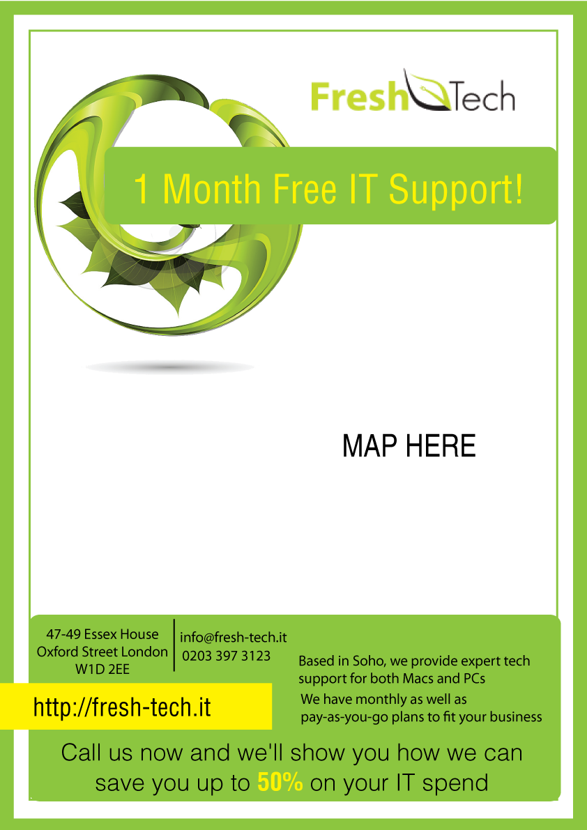 Flyer Design by Harpreet Saini for Fresh Tech Ltd | Design #1117595