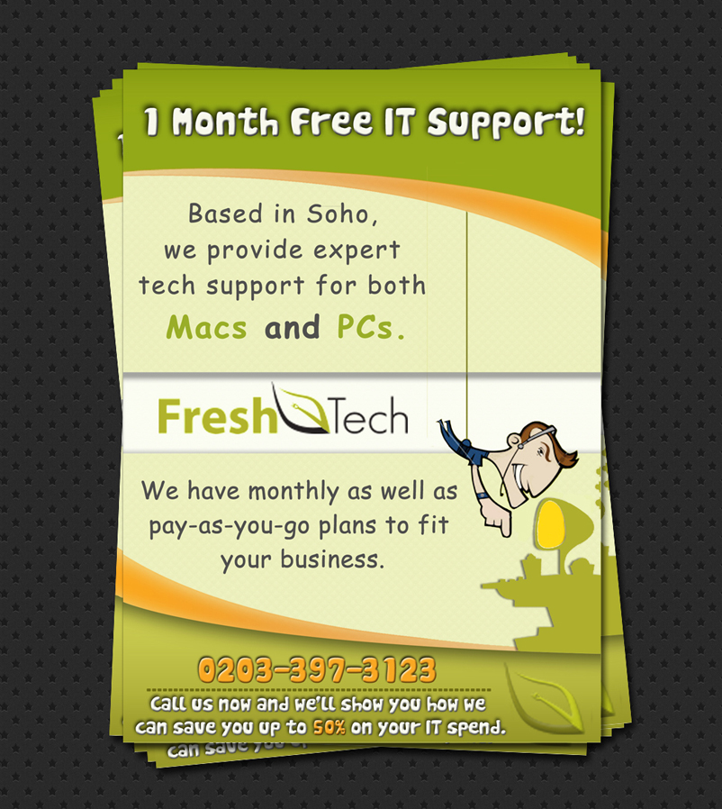 Flyer Design by Creative Chamber for Fresh Tech Ltd | Design #1129445