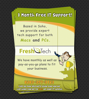 Flyer Design by Creative Chamber for Fresh Tech Ltd | Design: #1129445