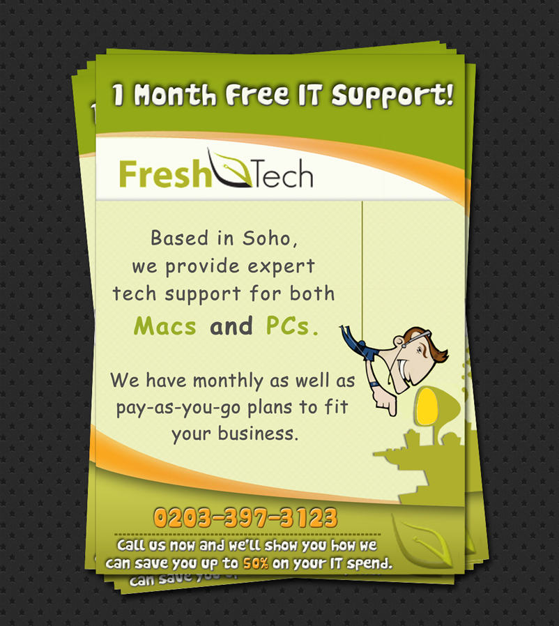 Flyer Design by Creative Chamber for Fresh Tech Ltd | Design #1129452