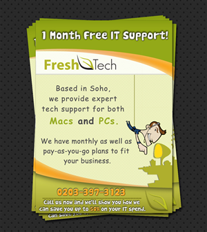 Flyer Design by Creative Chamber for Fresh Tech Ltd | Design: #1129452