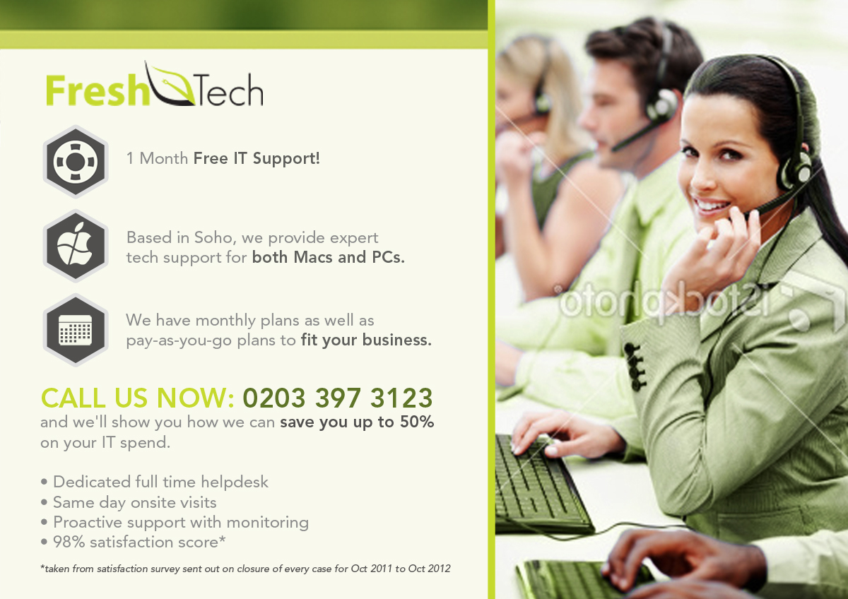 Flyer Design by gnatamme for Fresh Tech Ltd | Design #1117834