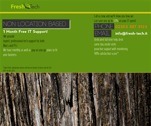 Flyer Design by mitoo for Fresh Tech Ltd | Design: #1136402