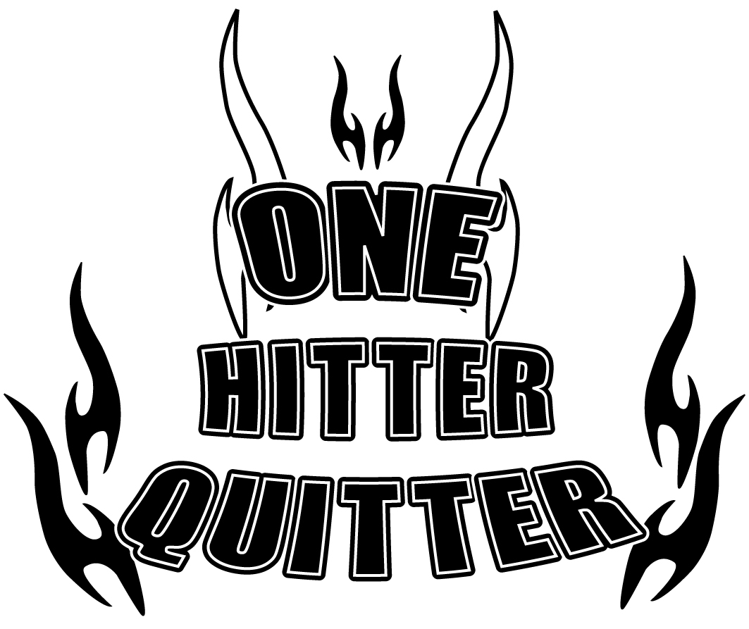 Diseño de Logo por Cláudia Polónia para One Hitter Quitter | Diseño #162199
