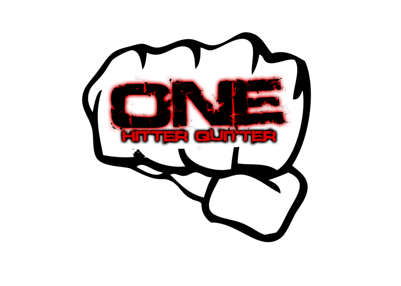 Logo Design by HyperTime Studio for One Hitter Quitter | Design #155376