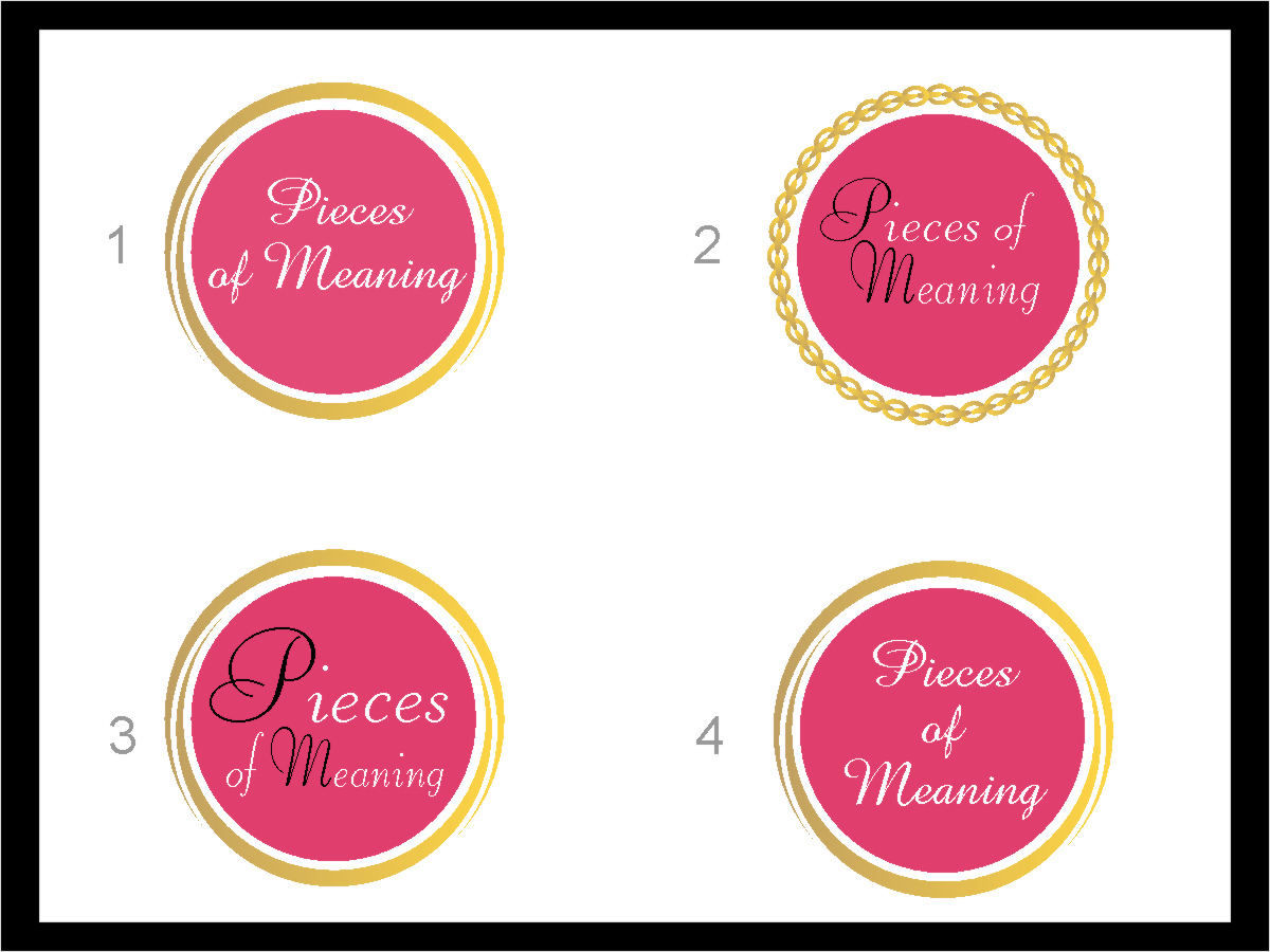 Diseño de Logo por bijuak para Pieces of Meaning | Diseño #1128085