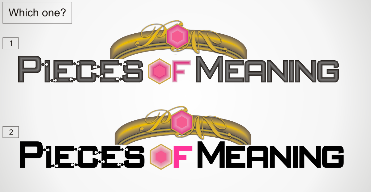 Logo-Design von Ryo Mello für Pieces of Meaning | Design #1123286