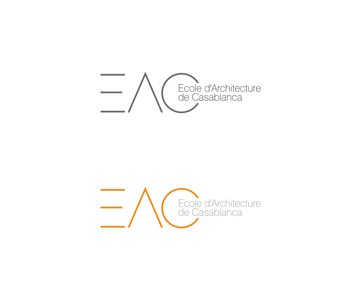 Logo of the Ecole d'Architecture de Casablanca by Edu Morente