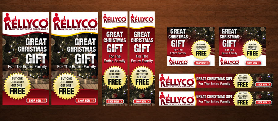 Diseño De Banner Publicitario por MeMe Botrous para Kellyco Metal Detectors | Diseño #1117295