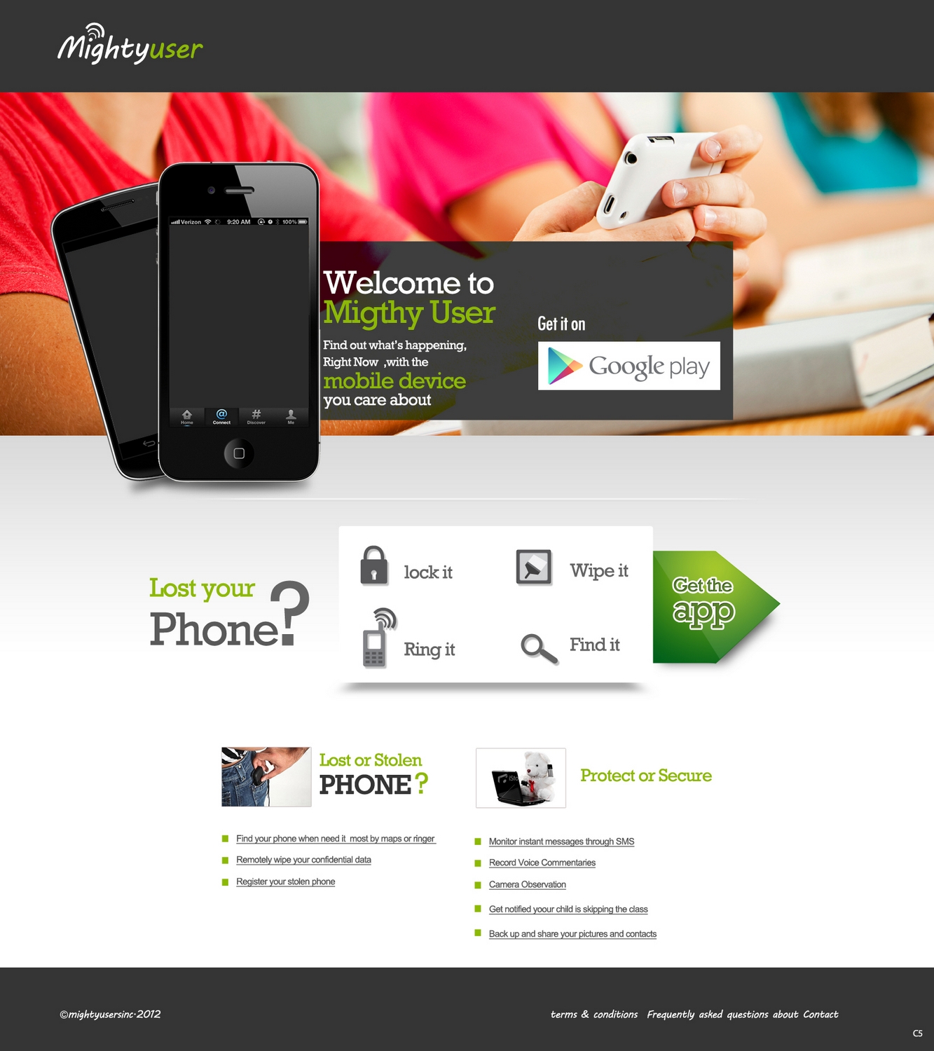 Web-Design von pb für Mighty Mobile | Design #1126022