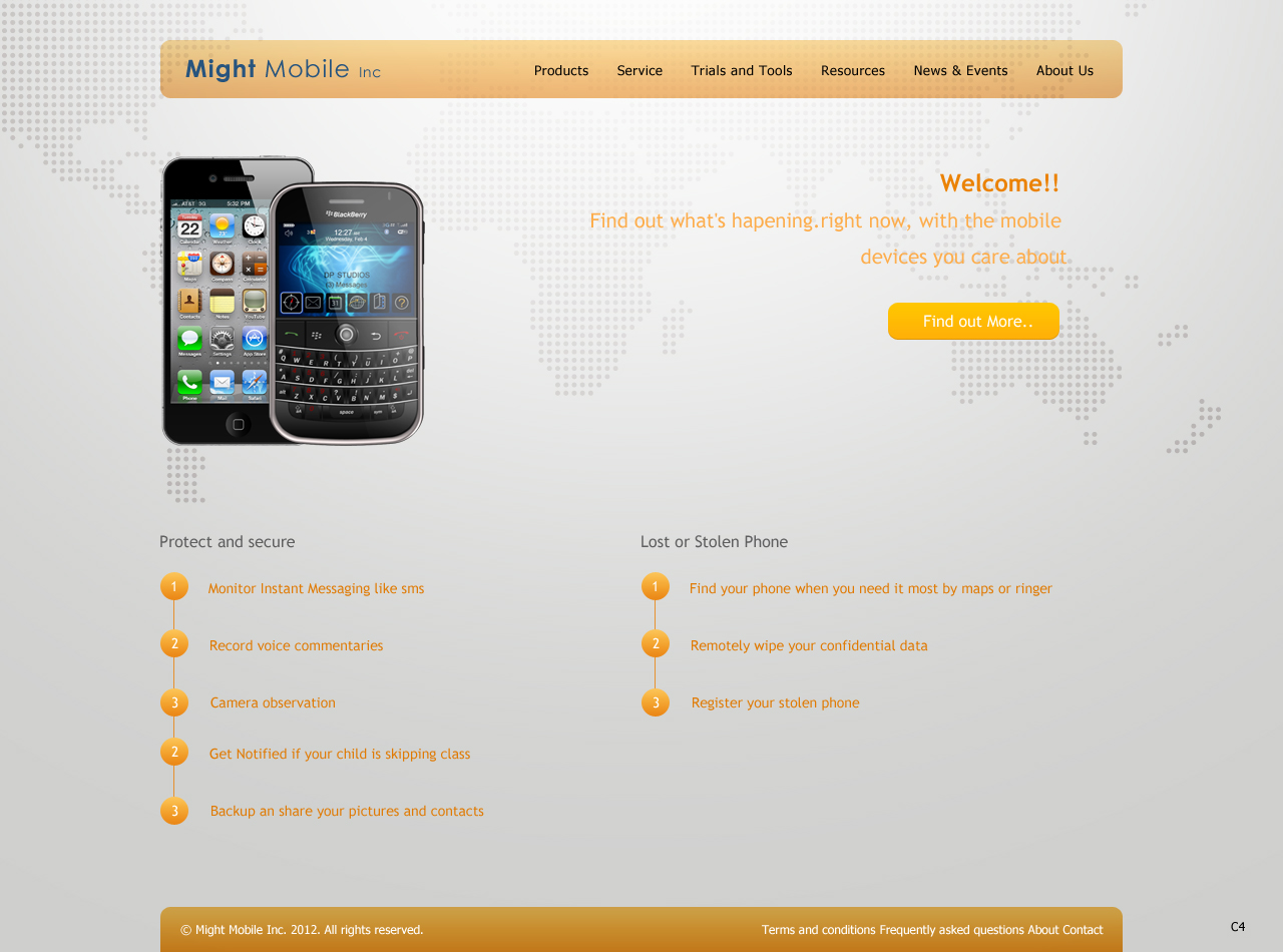 Web Design by pb for Mighty Mobile | Design #1126024