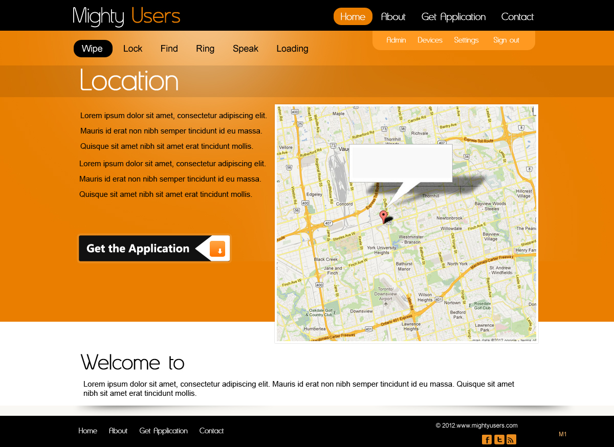 Web Design by pb for Mighty Mobile | Design #1126026