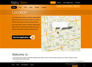 Web Design by pb for Mighty Mobile | Design: #1126026