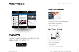Web Design by pb for Mighty Mobile | Design: #1126030
