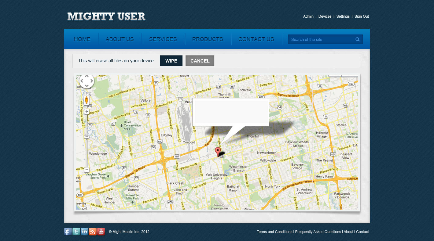 Web Design by pb for Mighty Mobile | Design #1126033
