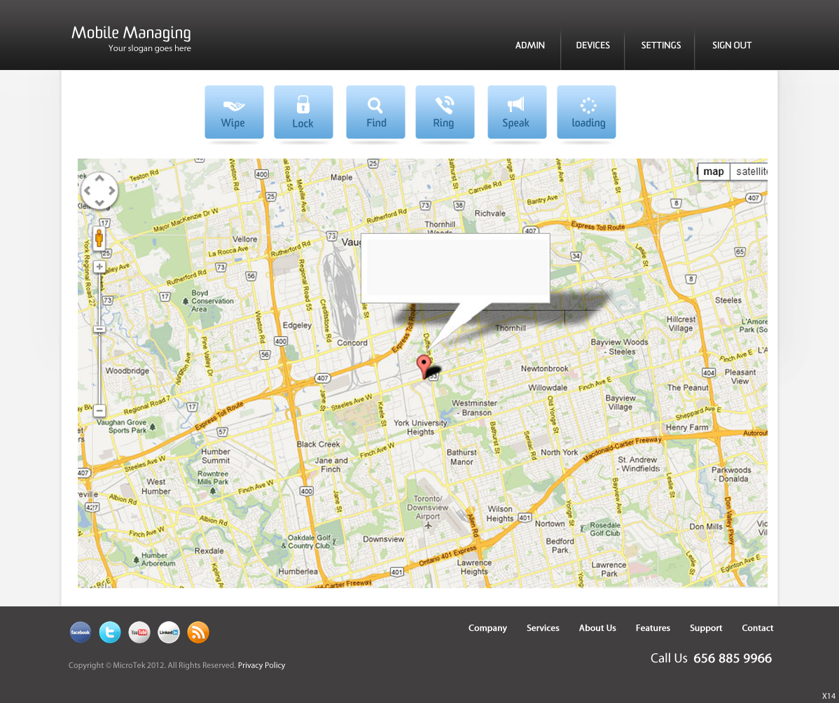 Web Design by pb for Mighty Mobile | Design #1126040
