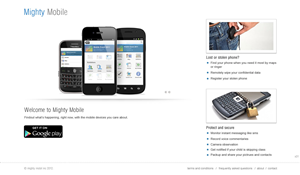 Web Design by pb for Mighty Mobile | Design: #1131565