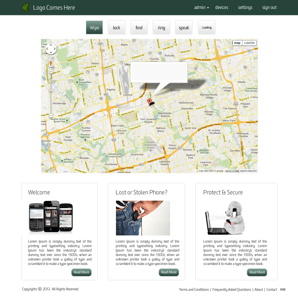 Web Design by pb for Mighty Mobile | Design #1131576