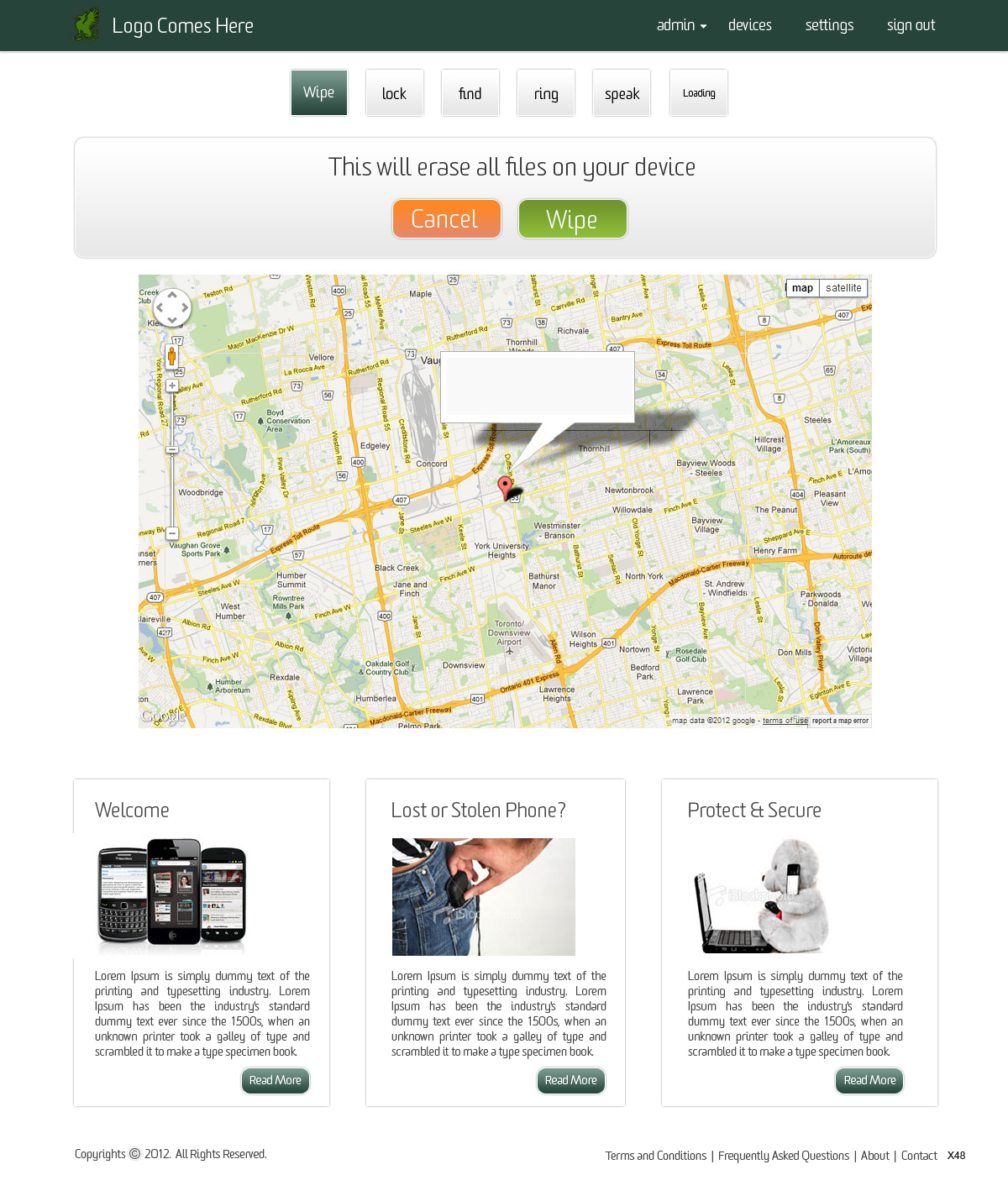 Web Design by pb for Mighty Mobile | Design #1131580