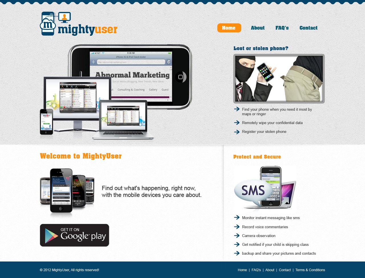Web-Design von TechWise für Mighty Mobile | Design #1141460