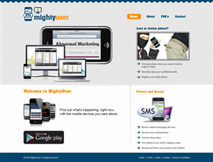 Web-Design von TechWise für Mighty Mobile | Design #1141460