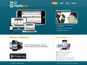 Web Design by TechWise for Mighty Mobile | Design: #1141461