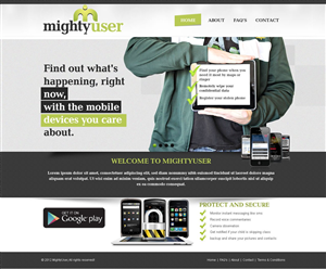 Web Design by TechWise for Mighty Mobile | Design: #1141462