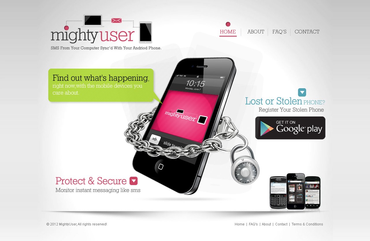 Diseño Web por TechWise para Mighty Mobile | Diseño #1143746