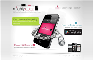 Web Design by TechWise for Mighty Mobile | Design: #1143746
